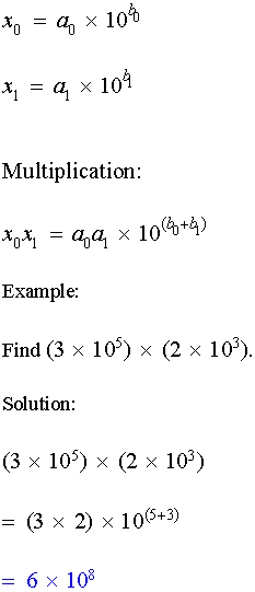 Adding Scientific Notation With Different Exponents Calculator