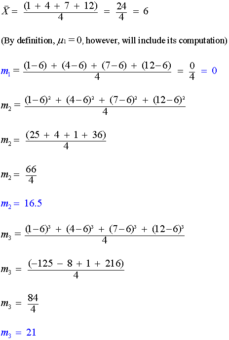 What Does Moments Mean In Statistics